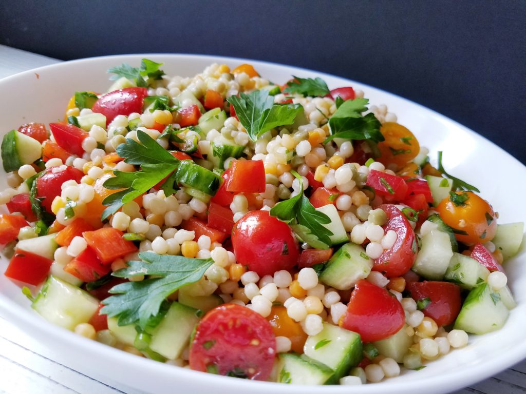 israeli salad with couscous